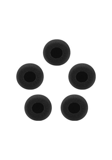 Youmex 5 Adet Siyah Mikrofon Köpük Koruması D Tipi - 40mm Yükseklik, 40mm Dış Çap, 14mm İç Çap - Ses Gürültüsünü Azaltır, Lapel/lavalier Uyumlu