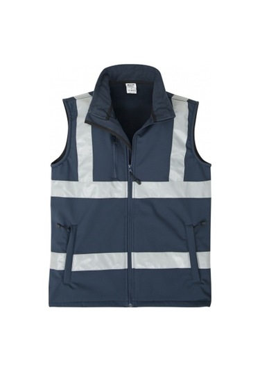 İşmont Class Softshell Reflektörlü Yelek Lacivert