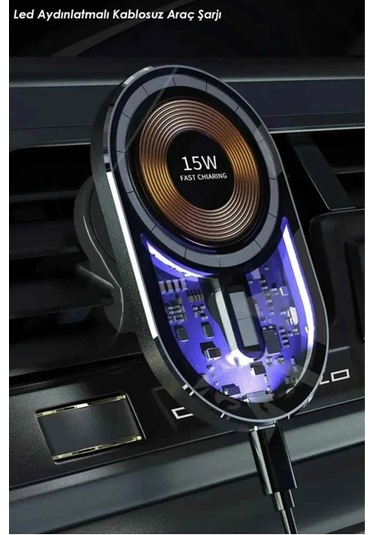 Raycon 15w Manyetik Araç Içi Kablosuz Şarj Standı Ve Telefon Tutu