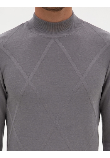 Pierre Cardin Erkek Gri Kazak /triko 50317520-vr024 Gri