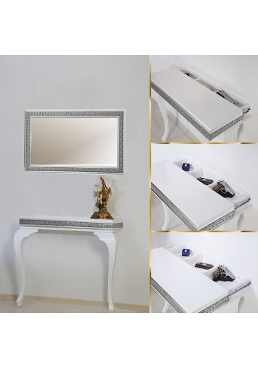 Decorotti-Ferro A3-2Gizli Sistem Dresuar Ayna Beyaz