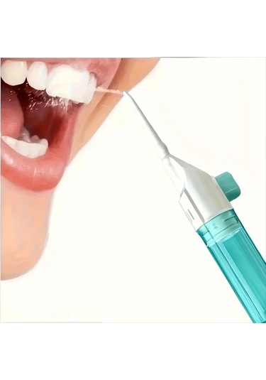 Willowhaven Beyaz Manuel Diş Suyu Jet Temizleyici Portatif Ağız Bakım Cihazı