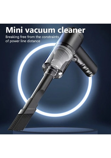Taşınabilir Kablosuz Araba Elektrikli Süpürge Kablosuz