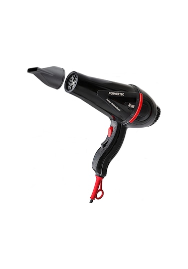 Powertec TR-2001 Profesyonel Saç Kurutma Fön Makinesi 2500W Siyah