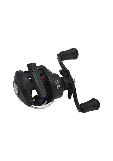 Shineyee Lızard Lk201 Siyah-kırmızı Metal Baitcasting Makinesi Sağ El - 17+1 Piyano Rulmanı, 7.2:1 Yüksek Hızlı Dişli Oranı