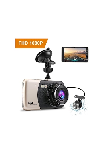 Samdoo Araç Kamerası 1080p Full Hd Gece Görüşlü Geniş Açı Dvr Kayıt Cihazı Hareket Algılama Ve Park Modu