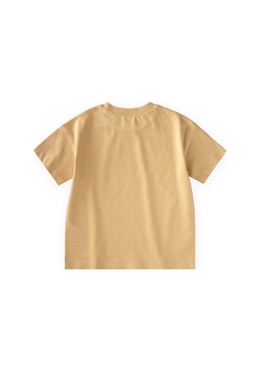 Cigit Slogan Baskılı T-shirt 2-10 Yaş Sundres Sarı