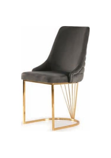 Bera Lüks Ayak Nil Sandalye Gri