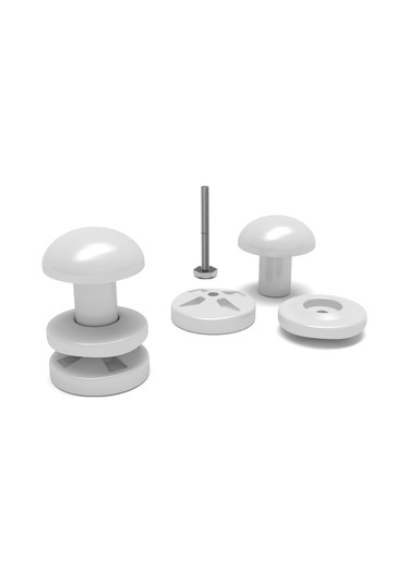 Banyo Askısı, Bornoz Askısı , Kolay Kurulum , Havlu Kıyafet Askıs Beyaz