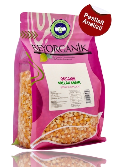 Organik Patlak Mısır 1kg