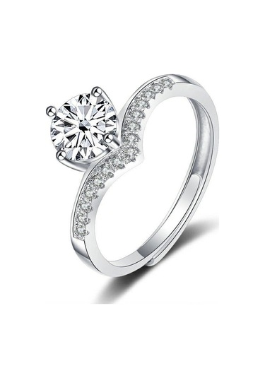 Beyaz Bague Ringen Köpüklü Gerçek Mozanit Düğün Kadınlar Için Yeniden Boyutlandırılabilir Y Kaliteli 100% 925 Gümüş Yüzük 56536438