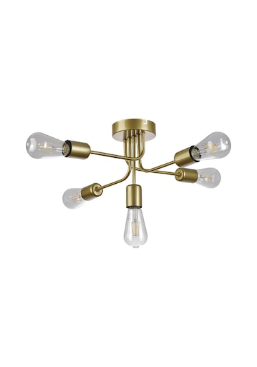 Pony Modern Tasarım Salon Mutfak Yatak Odası Eskitme Renk 5 Li Avize Diğer