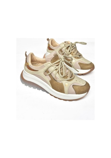 Fox Shoes S973413104 Vizon Kumaş Spor Ayakkabı Sneakers Vizon