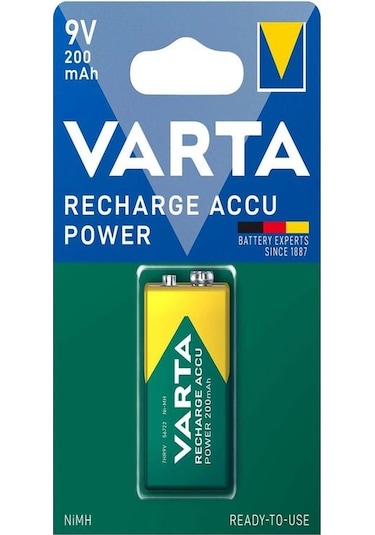 Varta 9v 200mah Şarjlı Pil - 56722