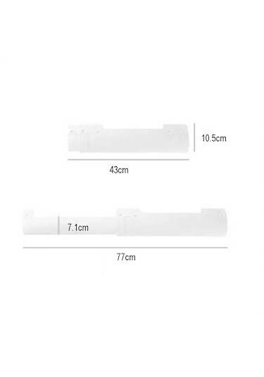 Techtic Evrensel Rüzgar Deflektörü Klima Hava Yönlendirici