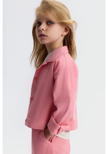 Xo Kids Kız Çocuk 3lü Alt Üst Kombin Takmı 4-8 Yaş Set0514 Pembe