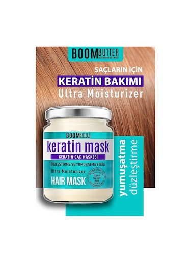 Boom Butter Onarıcı Keratin Saç Maskesi 190 ML