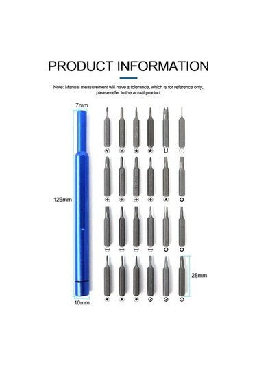 Fastbuy Ss-5118 25-in-1 Tornavida Seti, Cep Telefonu Ekranı Onarım Araçları Paketi