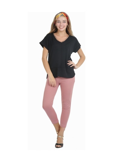 Vikings Jeans Bayan Giyim Trend Pantolon Pudra Pembe