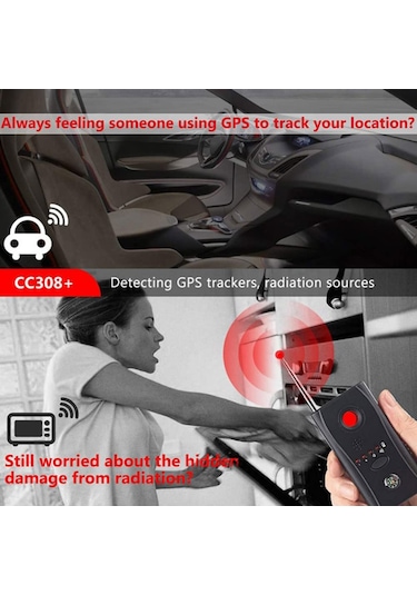 Cc308 Tam Aralıklı Radyo Dalga Wifi Rf Sinyal Dedektörü Kamera