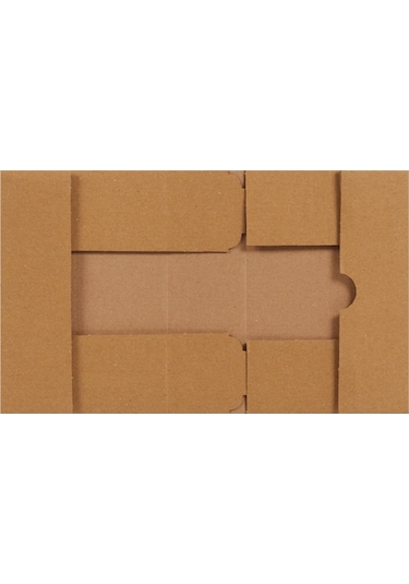 Packanya 17 x 8 x 5.5 - 100 Adet Kesimli Karton Kutu  -  Internet ve Kargo Kutusu
