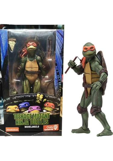 Xianwen Suofeng Neca Ninja Kaplumbağalar 1990 Film Michelangelo