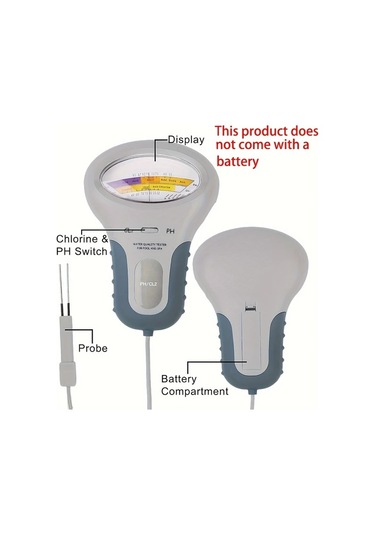 Xuweiwei Cloud Prime 2li 1 Arada Ph Ve Klor Ölçer Havuz Akvaryum Su Test Cihazı Pc101 Pilsiz