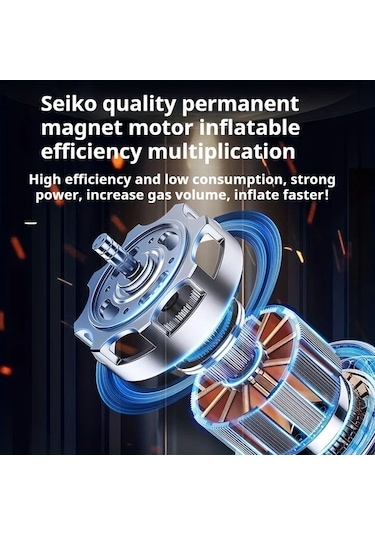 Xuweiwei Kablosuz Taşınabilir Hava Kompresörü 150psı Usb C Şarj Lityum Pil Otomatik Durma Dijital Ekran Araba Motosiklet Bisiklet Lastik Şişirici