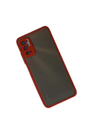 Xiaomi Redmi Note 10 5g Kılıf Montreal Silikon Kapak - Kırmızı