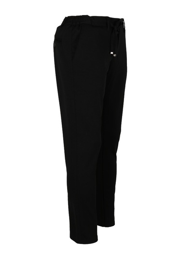 Erkek Jogger Pantolon Bel Bağcıklı Dar Kesim Rar01351 Siyah