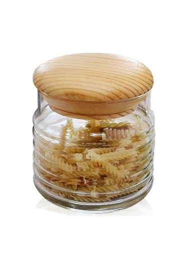 Paşabahçe Babylon Ahşap Kapaklı Kavanoz 43163