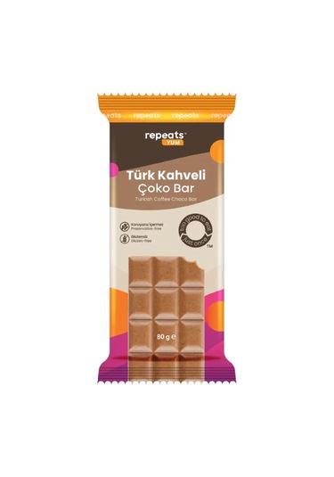 Yum Türk Kahveli Çoko Bar 80gr