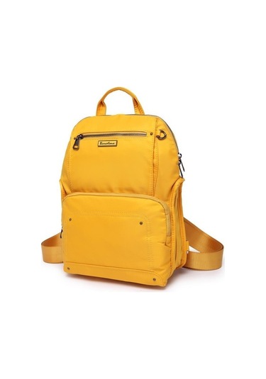 Barcelona Saten Kumaş Kadın Postacı Ve Sırt Çantası Barcelona 2108 Siyah