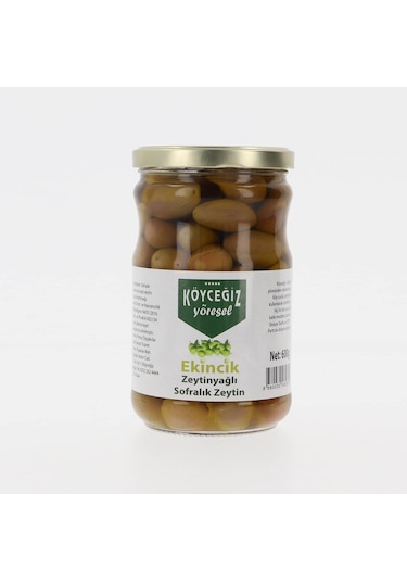 Köyceğiz Yöresel Ekincik Sofralık Zeytin 600 G