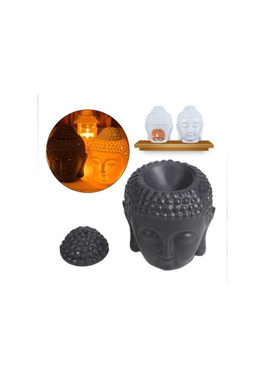 Dekoratif Buda Tasarımlı Buhurdanlık 14 Cm Yağ Hediye