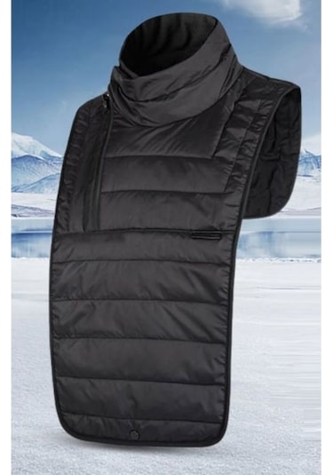 Motoanl Motosiklet Rüzgar Geçirmez Polar Boyunluk Siyah