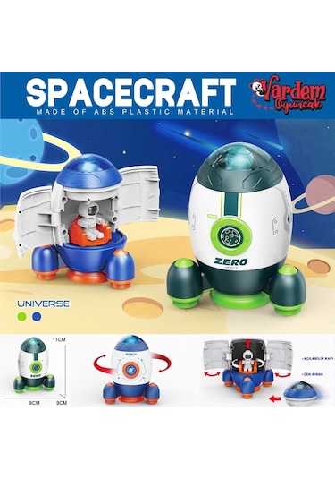Mg-d400-44 Sürtmeli Astronotlu Uzay Roketi