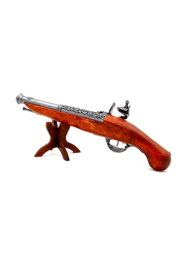 Denix Dekoratif Çakmaklı Tabanca 37 Cm, İngiltere 18. Yüzyıl Flintlock Pistol