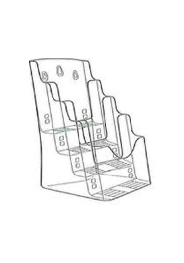 Mapi Afiş Taşıyıcı Broşürlük 4 Cepli 100x210 MM Dikey