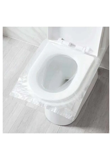 Tineke 50 Adet Tek Kullanımlık Klozet Örtüsü Klozet Poşeti Klozet