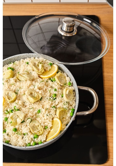 Karaca  Biogranit Nare 7 Parça Tencere Seti Mavi