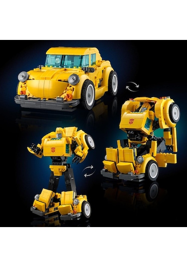LEGO® Icons Transformers Bumblebee 10338 - Yetişkinler İçin Koleksiyonluk Robot Aksiyon Figürü Yapım Seti (950 Parça)
