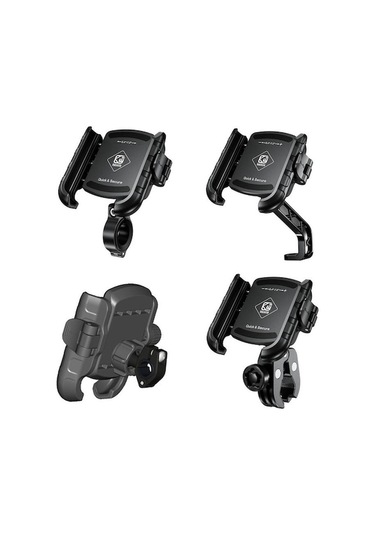 Ebitda Kewig Motosiklet-bisiklet Blokajsız Kamera Braketi M8sp-c2 Siyah Kewig Motosiklet Bisiklet Blokajsız Cep Telefonu Ka Siyah