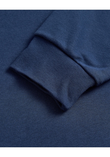 Skechers M Essential Crew Neck Sweatshirt Erkek Lacivert S242113-410