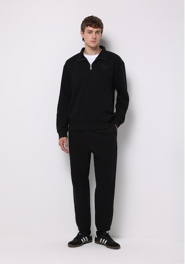 Colins Loose Fit Orta Bel Düz Erkek Siyah Eşofman Altı Cl1077101 Q1.v2 Blk Siyah Colins Loose Fit Orta Bel Düz Erkek Siyah Eşofman Altı Cl1077101 Q1.v2 Blk Siyah