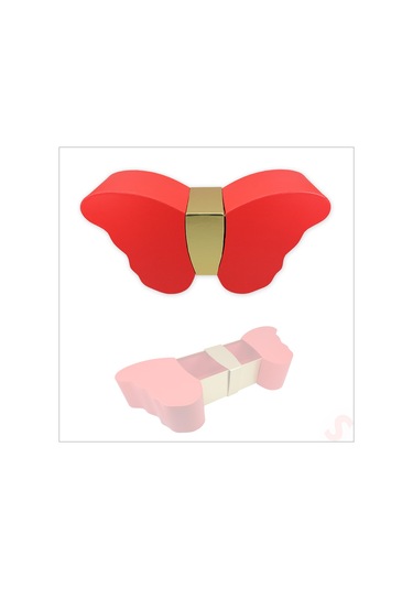 Kelebek Kutu, 33 X 18 X 9 Cm - Kırmızı, 1 Adet