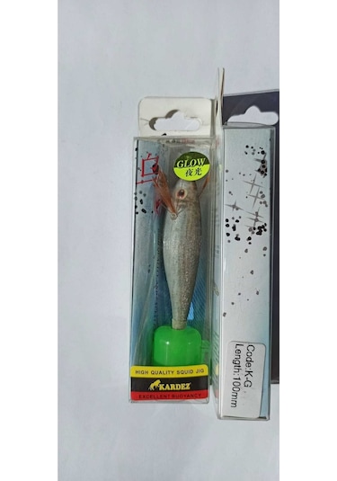 Glow Squid Jig 10 Cm Fosforlu Kalamar Zokası 5'li Set