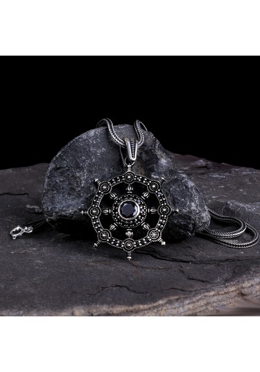 Gemi Dümeni Model 925 Ayar Gümüş Kolye