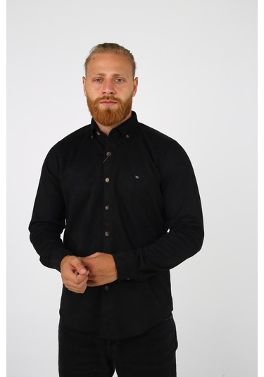 Brango 13241 Erkek Spor Gömlek Siyah