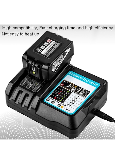 Sones Makit Dc18ra / Dc18rc 14.4v-18v Akülü Elektrikli Alet Pil Şarj Cihazı Ab Fişi